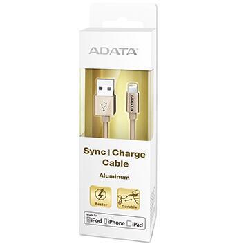 ADATA Sync & Charge Cable Aluminum 100cm Golden