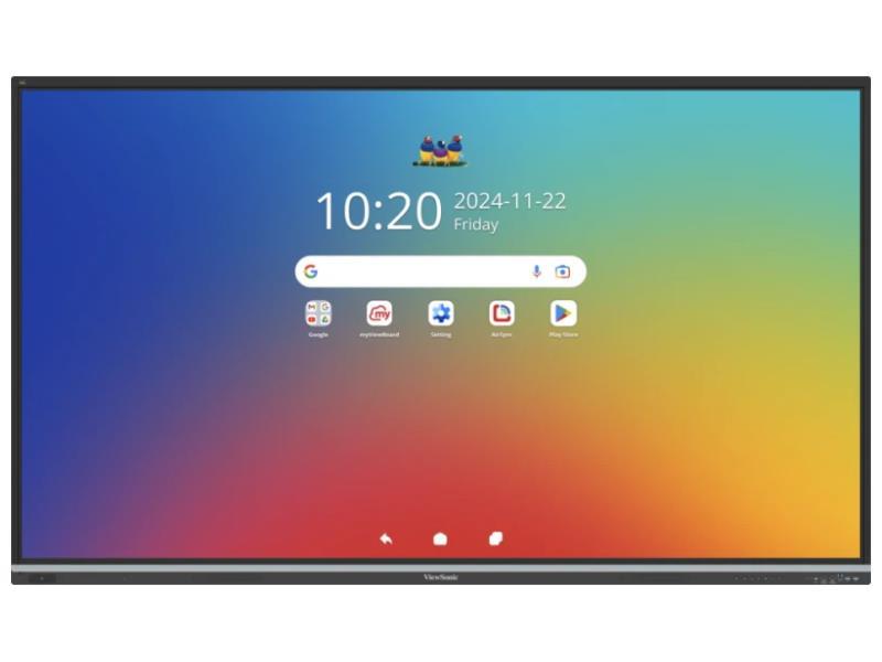 Écran plat interactif VIEWSONIC 75 pouces VIEWBOARD 4K, résolution 3840 x 2160