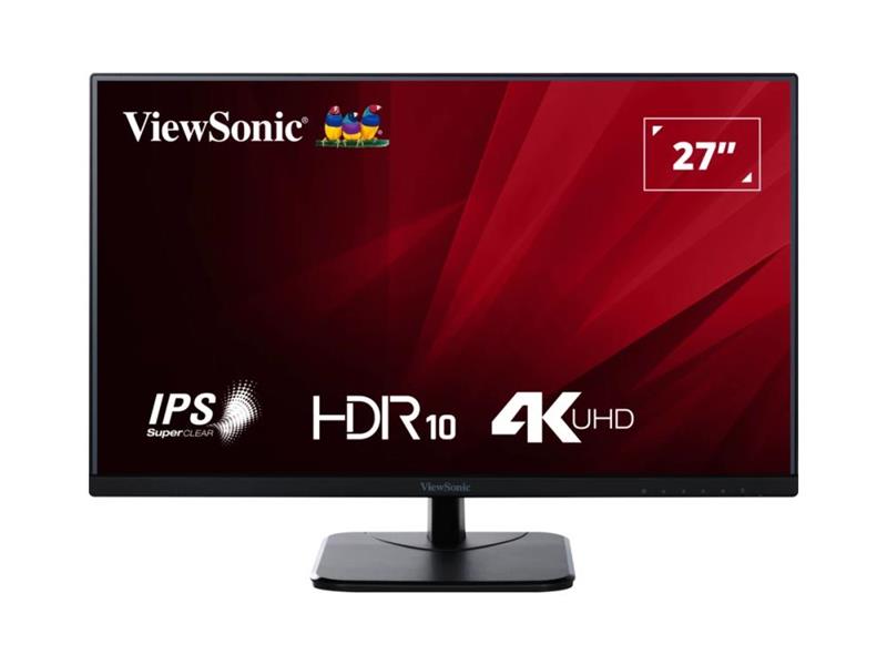 Moniteur ViewSonic 27 pouces 4K IPS avec HDMI et DisplayPort