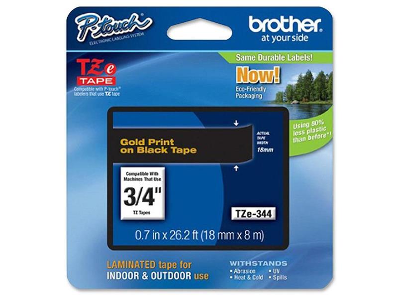 Brother - Labels - laminated tape - Roll (1.8CM X 7.9M)