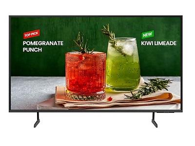 Samsung BE85D-H - Écran LED 3 côtés 85 pouces 60 Hz, design sans cadre, HDMI (3), Wi-Fi 5, Bluetooth 5.2, tuner ATSC/Clear Q...