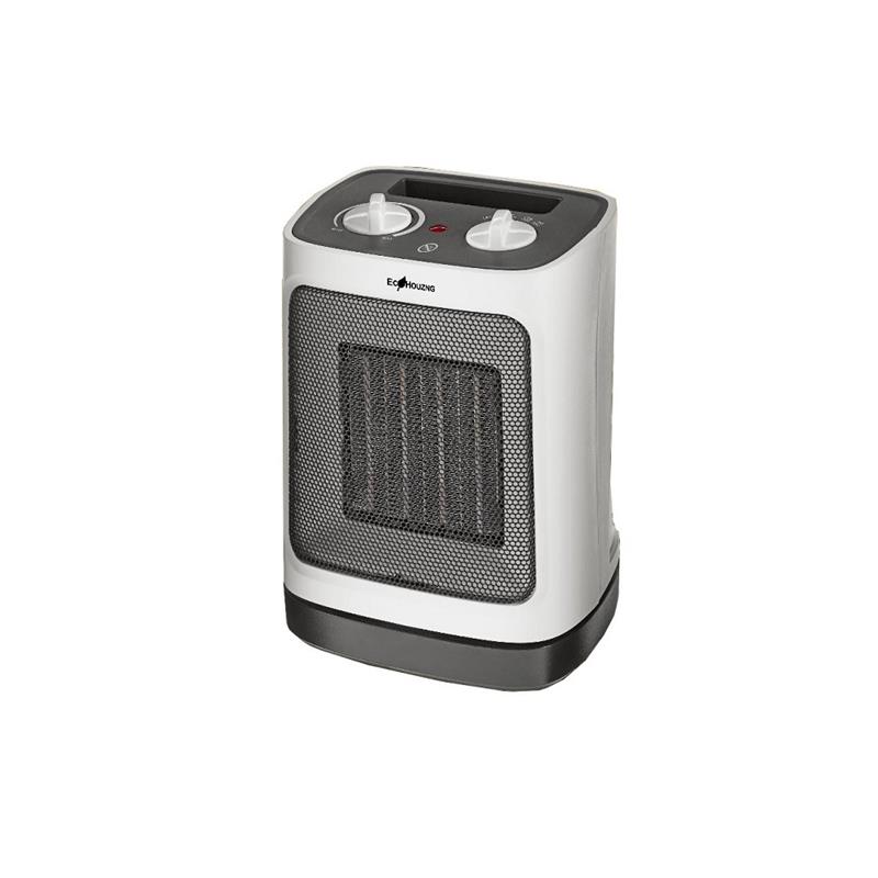 Ecohouzng 23cm Portable Ceramic Small Rooms Space Heater with remote