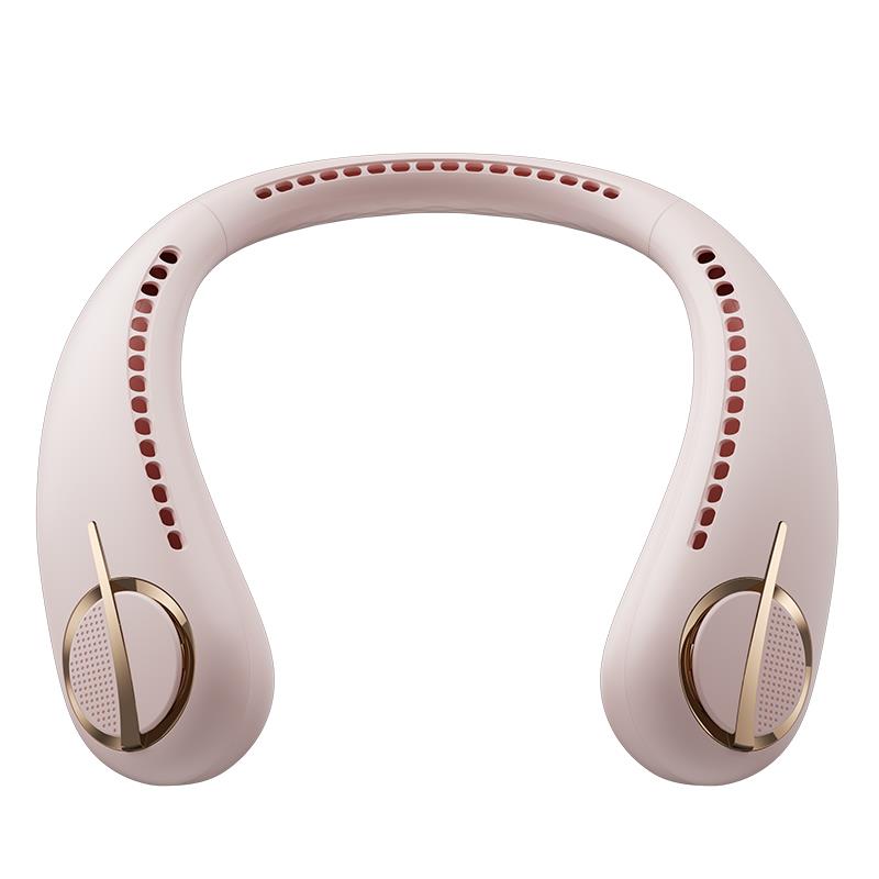 Benks F21 Hands Free Neck Fan — Pink