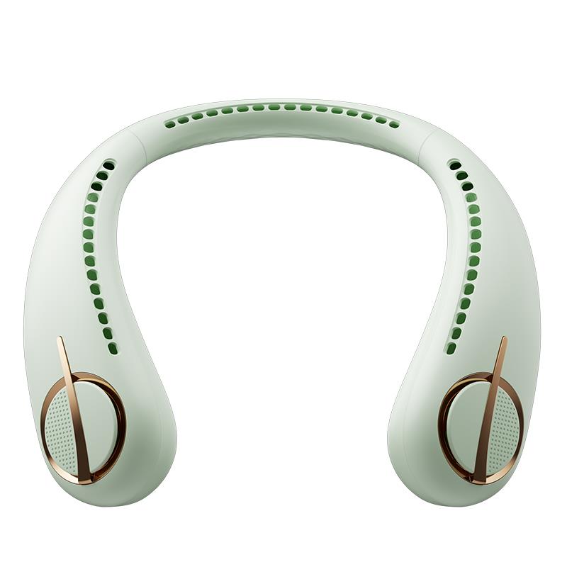 Benks F21 Hands Free Neck Fan — Green