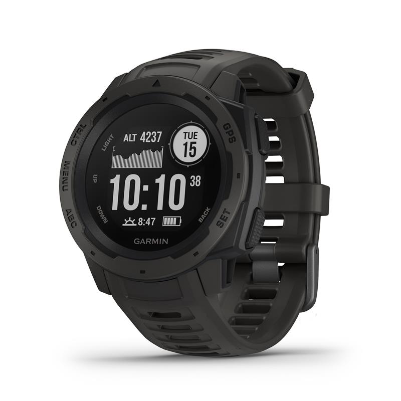 GARMIN Smartwatch - Instinct Rugged GPS Black