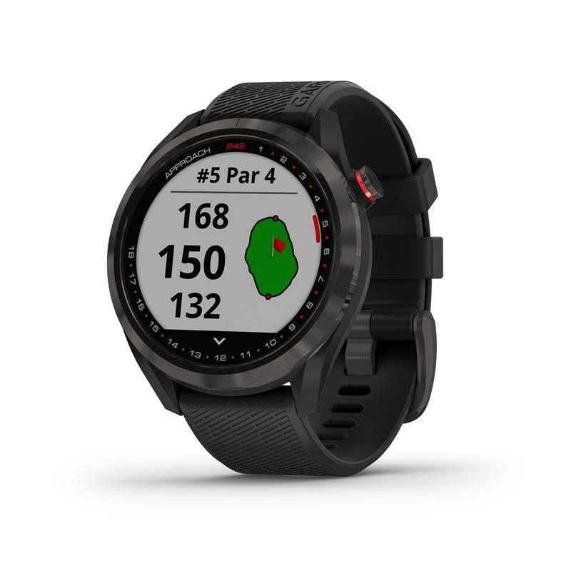 GARMIN Smartwatch - Approach S42 GPS Golfing - Black