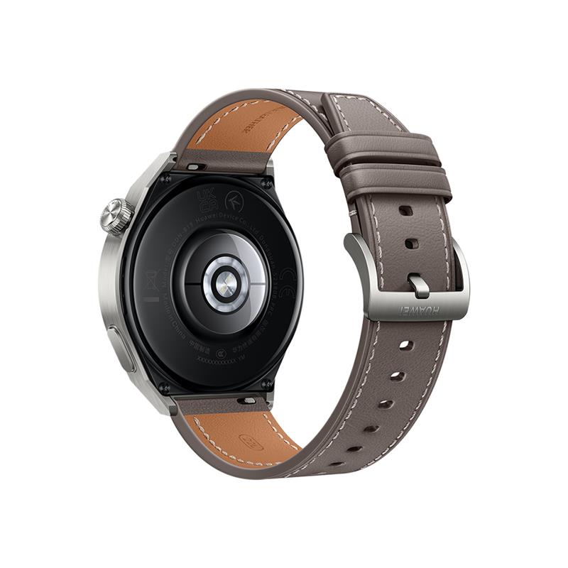 HUAWEI WATCH GT 3 Pro 46mm Classic Titanium Case with Gray Leather St Canada Computers Electronics