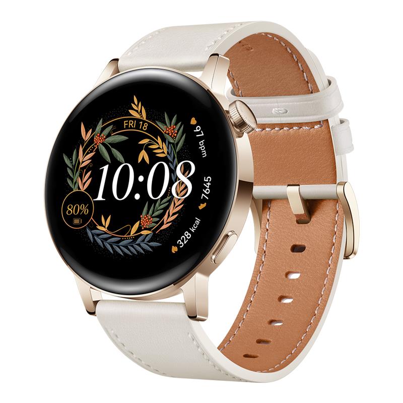 HUAWEI Smartwatch - GT 3 42mm, Leather Strap