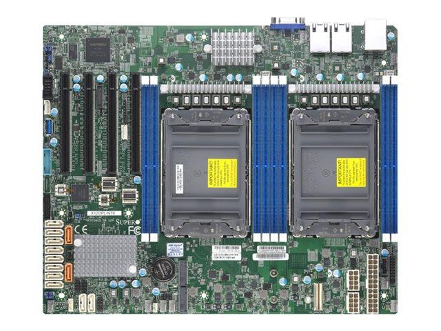 SUPERMICRO Server Motherboard MBD-X12DPL-NT6-B, 3rd Gen Intel® Xeon® Scalable processors Dual Socket LGA-4189 (Socket P+) suppo