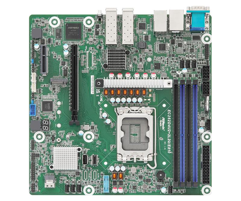 ASROCK - EC262D4U2-2L2Q/E810 - Carte mère serveur - Xeon 6300/E-2400