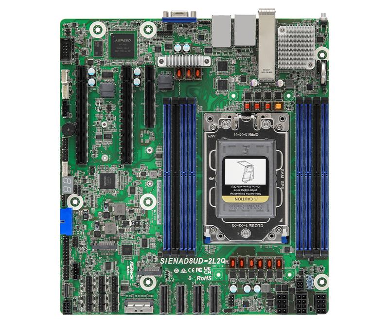 ASROCK - SIENAD8UD-2L2Q - Carte mère serveur - AMD - Série EPYC 8004