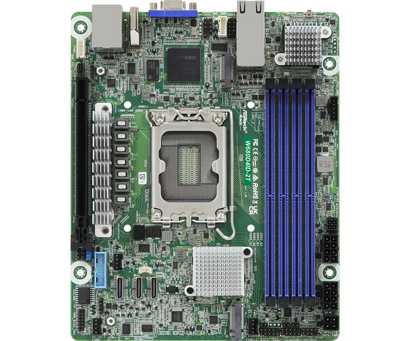 ASROCK W680D4ID-2T Socket unique LGA 1700