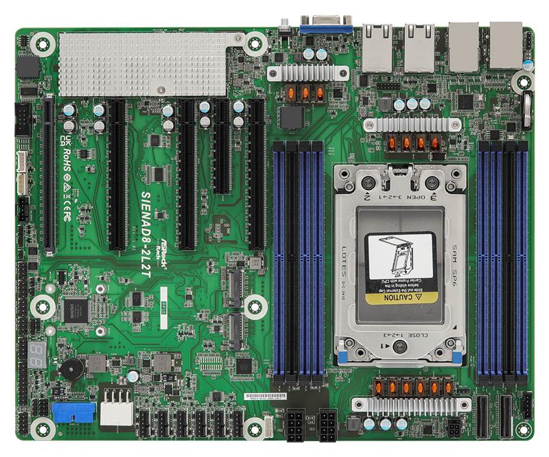 ASROCK - SIENAD8-2L2T - Server Motherboard -  AMD - EPYC 8004 series