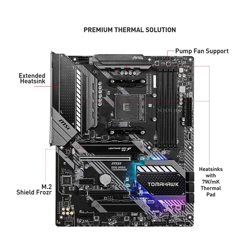 MSI B550 TOMAHAWK マザーボード Amazon.co.jp: MSI MAG B550 TOMAHAWK マザーボード ATX [AMD