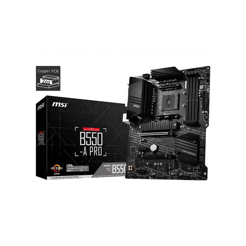 MSI B550-A PRO AM4 B550 DDR4