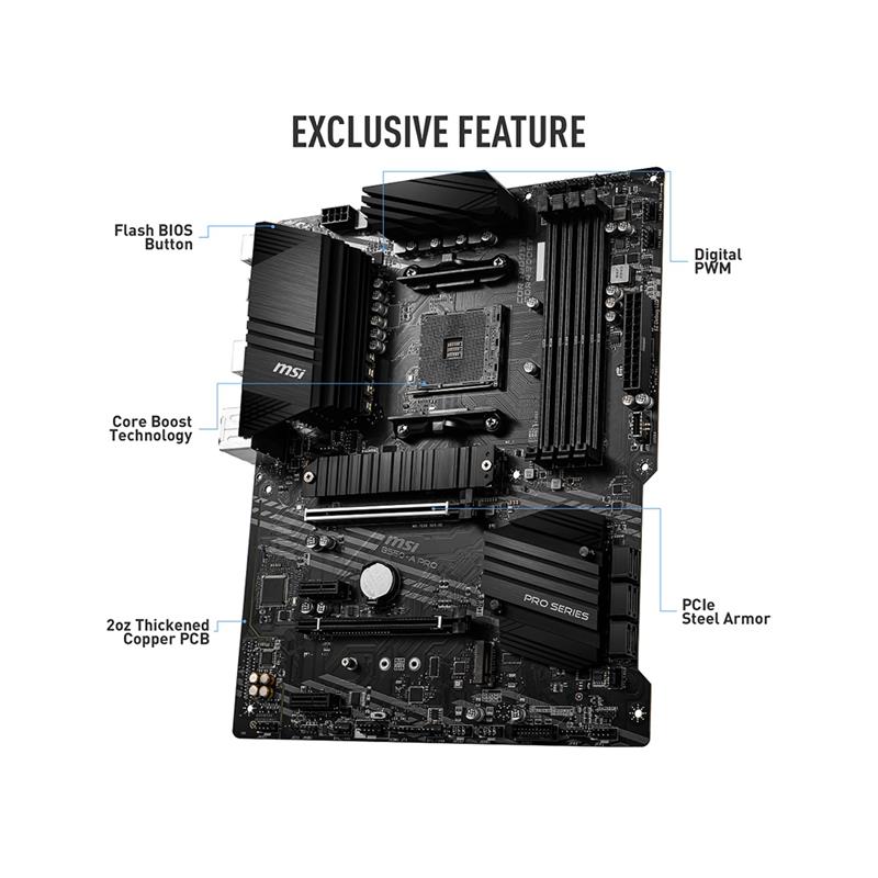 MSI B550-A PRO AM4 B550 DDR4 - Canada Computers & Electronics
