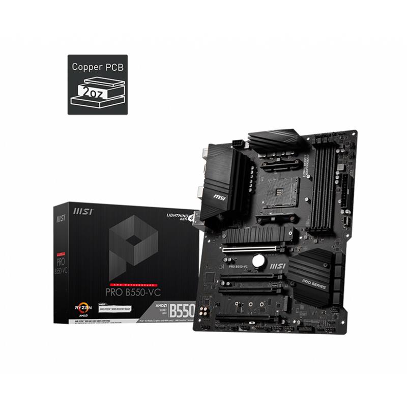 MSI PRO B550-VC AMD B550 ATX AM4(Open Box)