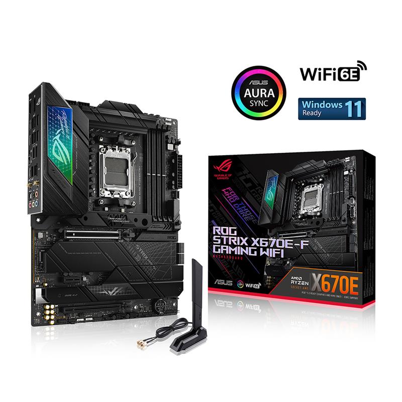 ASUS ROG STRIX X670E-F GAMING WIFI6E Socket AM5 (LGA 1718) Ryzen 7000