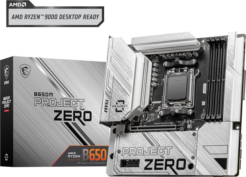 MSI B650M PROJECT ZERO, AMD...