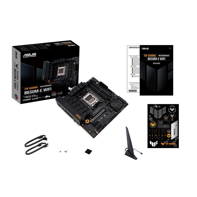 ASUS TUF GAMING B650M-E WIFI AMD AM5 B650 micro-ATX (mATX ASUS TUF GAMING B650M-E WIFI AMD AM5 B650 micro-ATX (mATX