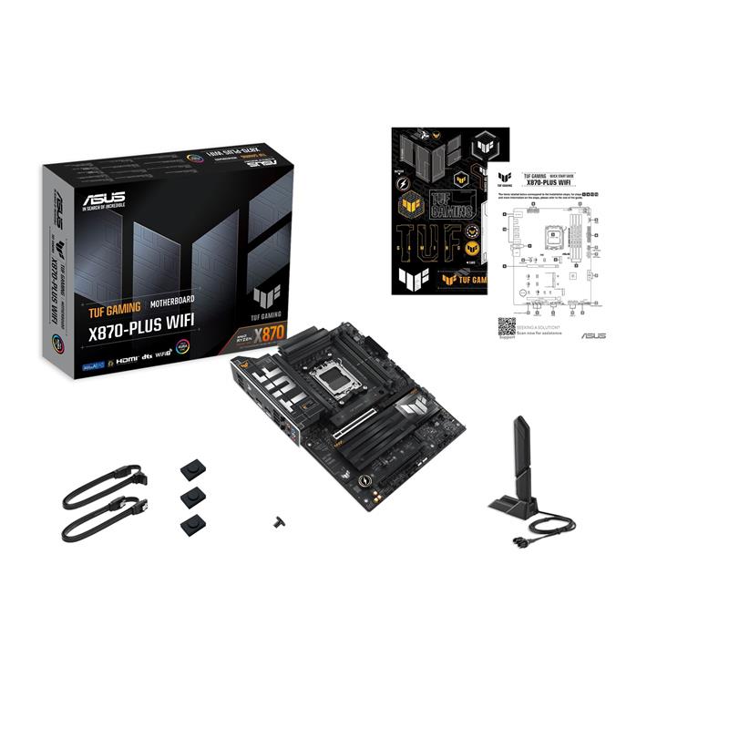 ASUS TUF GAMING X870-PLUS WIFI AMD AM5 X870 ATX motherboard
