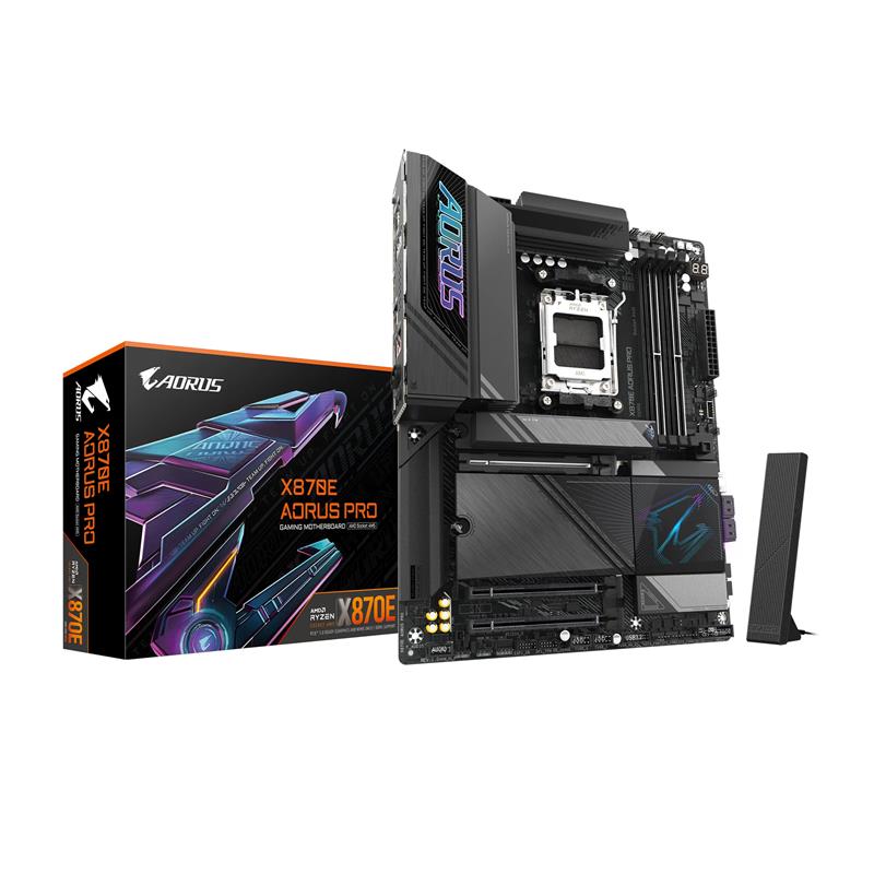 GIGABYTE X870E AORUS PRO AMD AM5 LGA 1718 Motherboard, ATX, DDR5