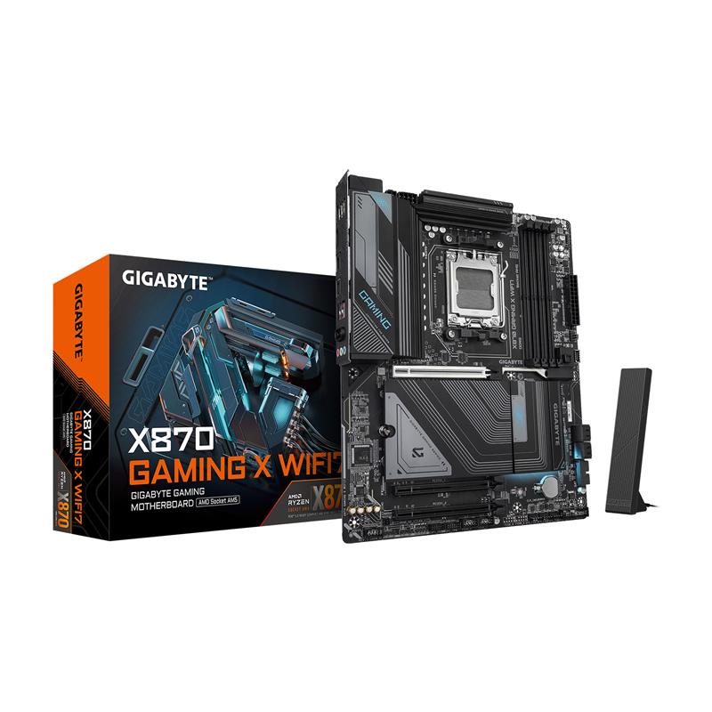 GIGABYTE X870 GAMING X WIFI7 AMD AM5 LGA 1718 Motherboard, ATX, DDR5