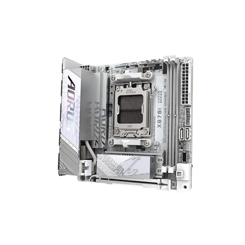 GIGABYTE X870I AORUS PRO ICE AM5 マザーボード X870I AORUS PRO ICE (rev. 1.0) Key Features | Motherboard