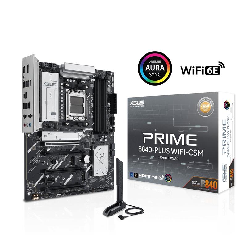 ASUS PRIME B840-PLUS WIFI AMD AM5 B840 ATX motherboard