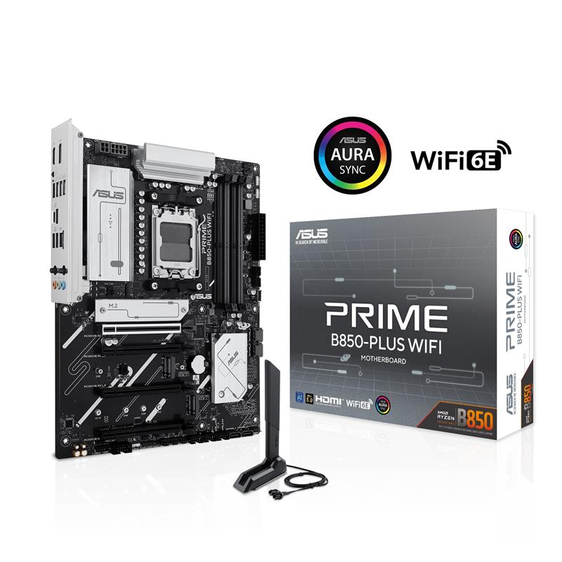 ASUS PRIME B850-PLUS WIFI AMD B850 AM5 DDR5 ATX Wi-Fi 6E