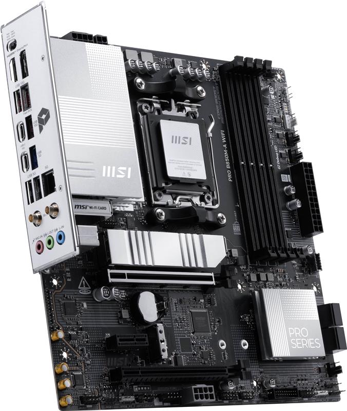 MSI PRO B850M-A WIFI AMD AM5 Micro ATX Motherboard - Canada