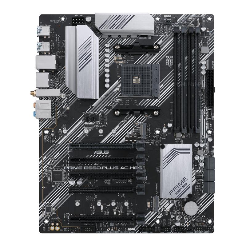 ASUS PRIME B550-PLUS AC-HES AMD AM4 ATX Motherboard(Open Box)