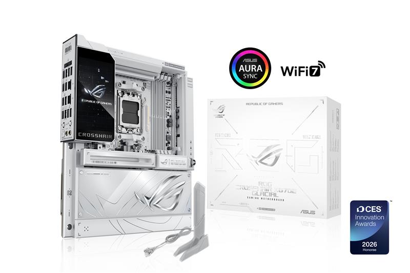 ASUS ROG CROSSHAIR X870E GLACIAL AMD AM5 E-ATX Carte mère