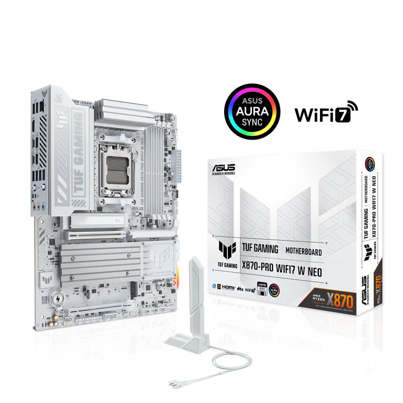 ASUS TUF GAMING X870-PRO WIFI7 W NEO AMD AM5 ATX Motherboard(Open Box)