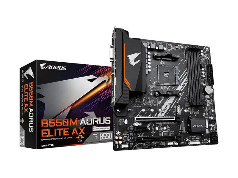 GIGABYTE B550M AORUS ELITE AX AMD AM4 Micro ATX Motherboard
