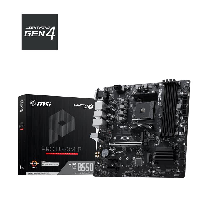MSI PRO B550M-P AMD AM4 mATX Carte mère