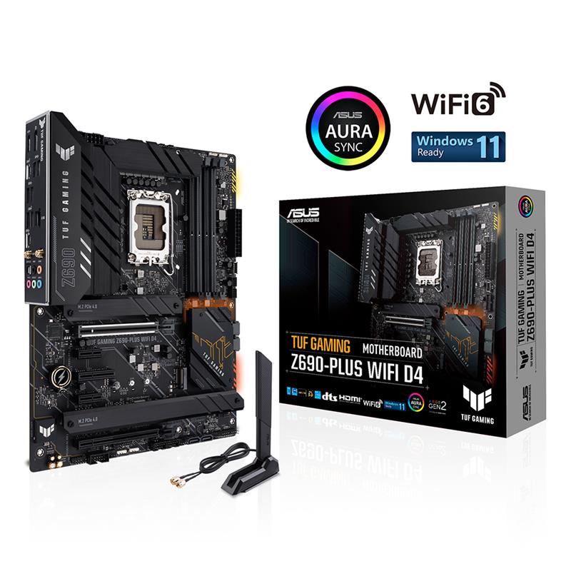 ASUS TUF Gaming Z690-Plus WiFi D4 LGA 1700 | ATX gaming motherboard(Open Box)