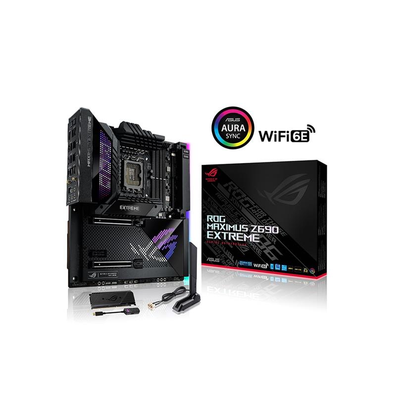 ASUS ROG Maximus Z690 Extreme (WiFi 6E) LGA 1700(Intel 12th Gen) EATX gaming motherboard (PCIe 5.0, DDR5,24+1 105A power sta...