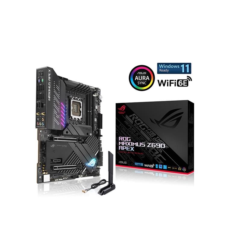 ASUS ROG Maximus Z690 Apex (WiFi 6E) LGA 1700(Intel12th Gen) ATX gaming motherboard (PCIe 5.0, DDR5,24+0 power stages,5x M.2...