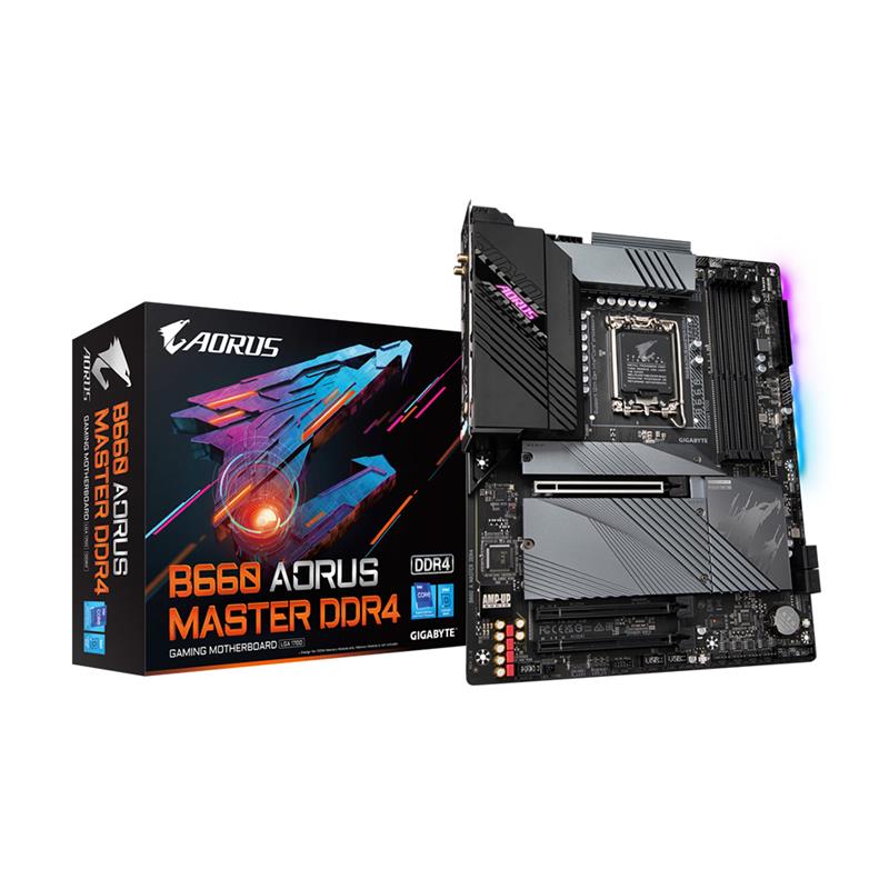 GIGABYTE B660 AORUS MASTER DDR4 LGA1700 12gen Intel B660 HDMI2.1 DP WiFi Bluetooth M.2 SATA 6Gb/s USB Type-C USB3.2 ATX Moth...