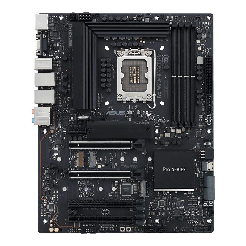 ASUS Pro WS W680-ACE IPMI Intel® W680 LGA 1700 workstation motherboard