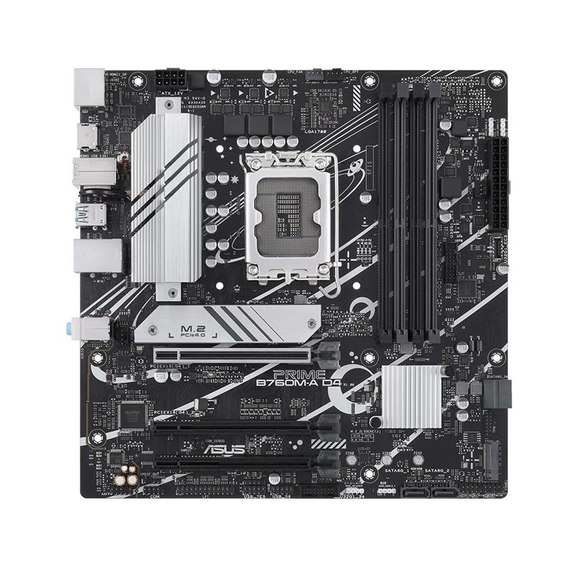 ASUS PRIME B760M-A D4 Intel® B760 (LGA 1700) mATX motherboard(Open Box)