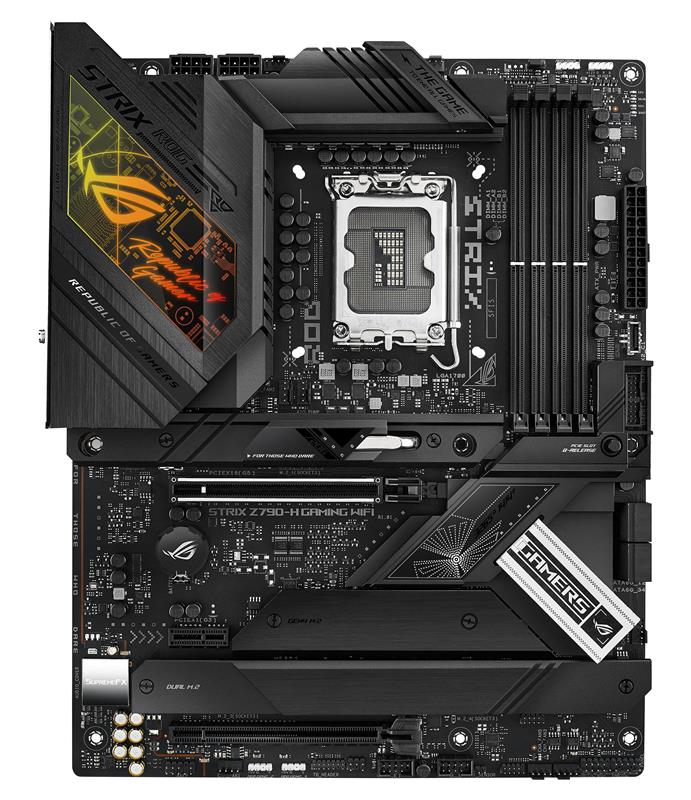 ASUS ROG STRIX Z790-H Gaming (WiFi 6E) LGA 1700(Intel®12th&13th Gen) A