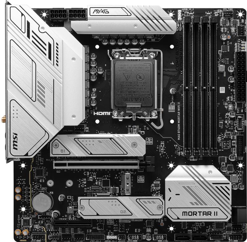 MAG B760M MORTAR WIFI Ⅱ Intel i5 14400F msi-b760m-mortar-wifi-ii-hero-