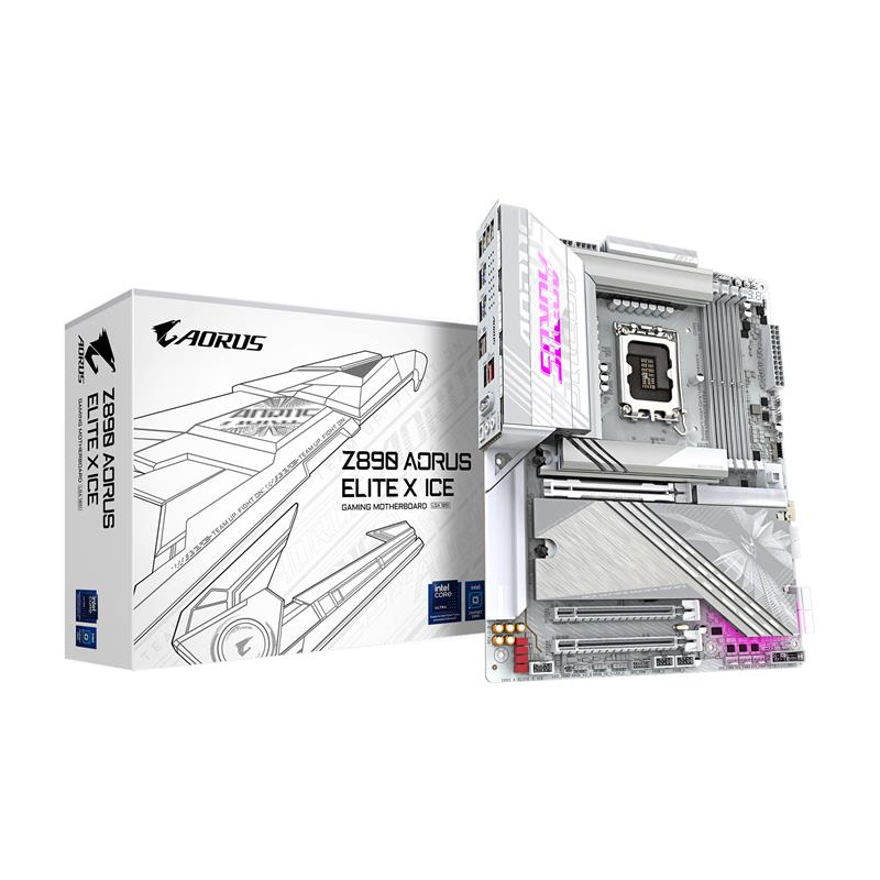 GIGABYTE Z890 AORUS ELITE X ICE Ultra Core (Series 2) LGA 1851, ATX