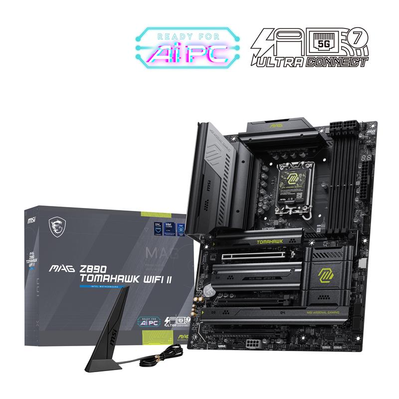 MSI MAG Z890 TOMAHAWK WIFI II Intel LGA 1851 ATXCarte mère