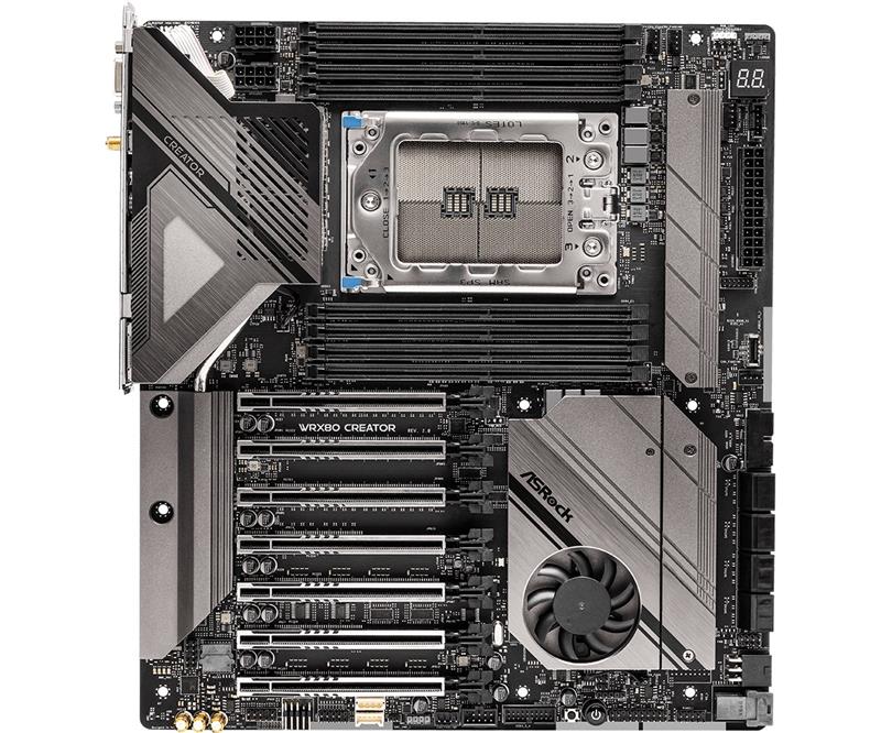 ASRock carte mère WRX80 créateur R2.0 AMD WRX80 Socket sWRX8 Max2048GB DDR4 EATX vente au détail