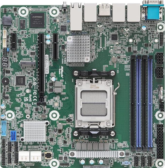 ASRock Motherboard B650D4U B650E AM5 Max128GB DDR5 Micro ATX Retail
