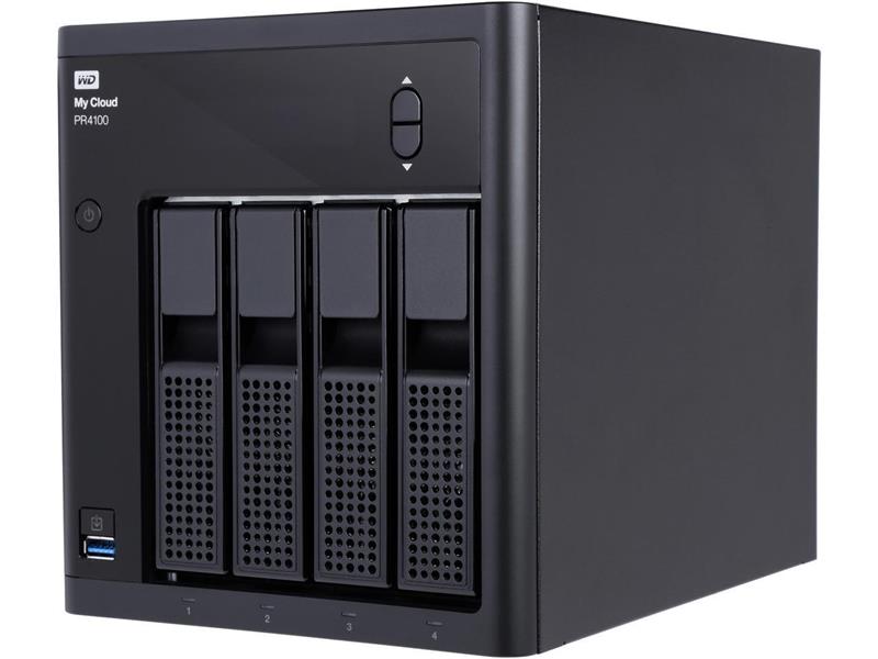 WD 40TB Network Attached Storage My Cloud Pro PR4100 NAS Server