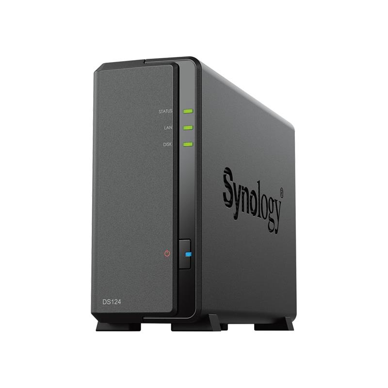 Synology DS124 DiskStation 1-Bay NAS - Diskless